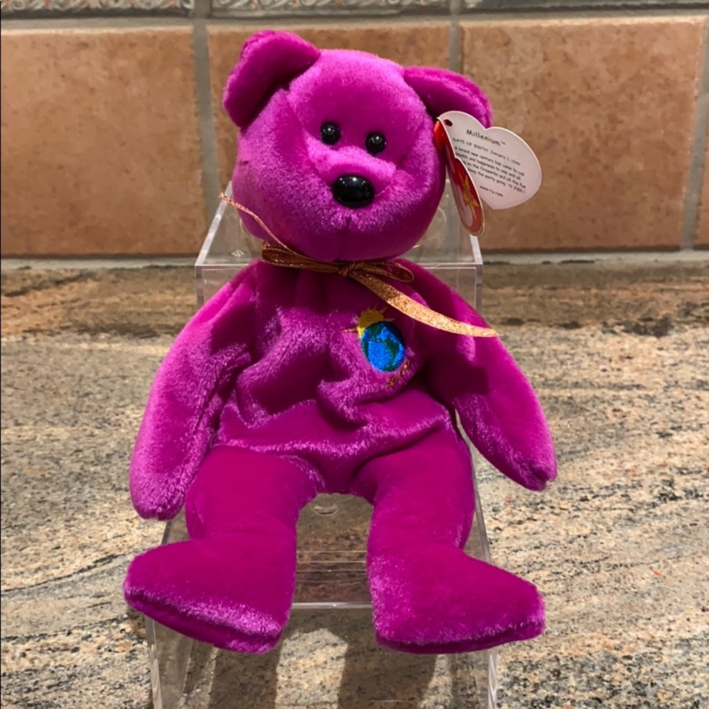 Ty Beanie Baby Millenium the Bear Retired 1999